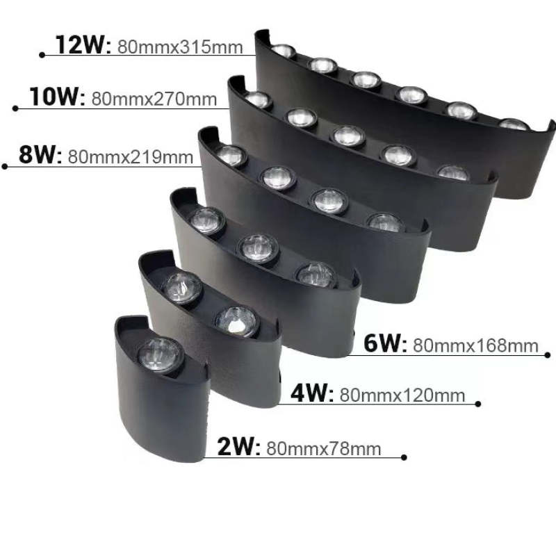 Tronix Moderne Rechthoekige Wandlamp Zwart/Wit. Gang