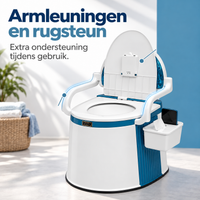 Draagbaar Festivaltoilet voor Festivals, Roadtrips & Lange Reizen