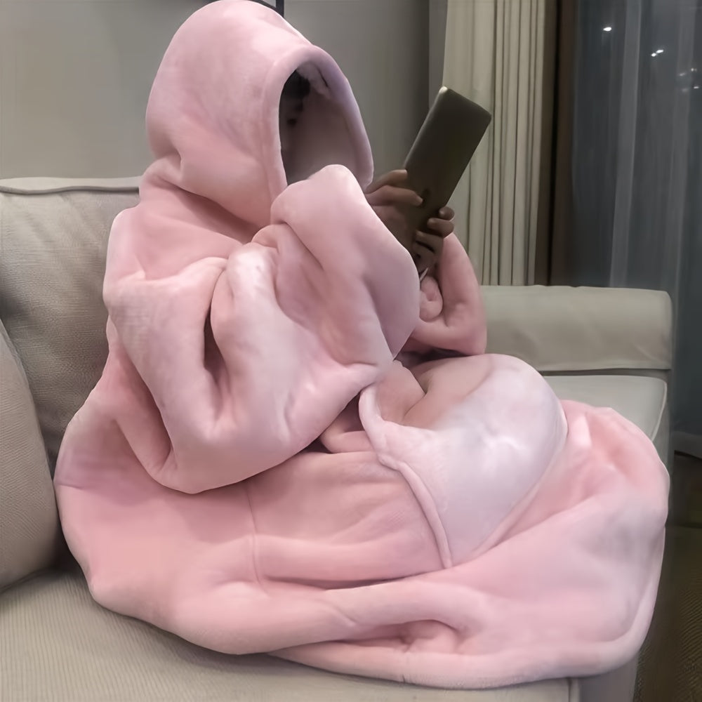 Luna Sherpa Hoodie Deken - Ultra Zacht en Comfortabel voor de Koudste Dagen
