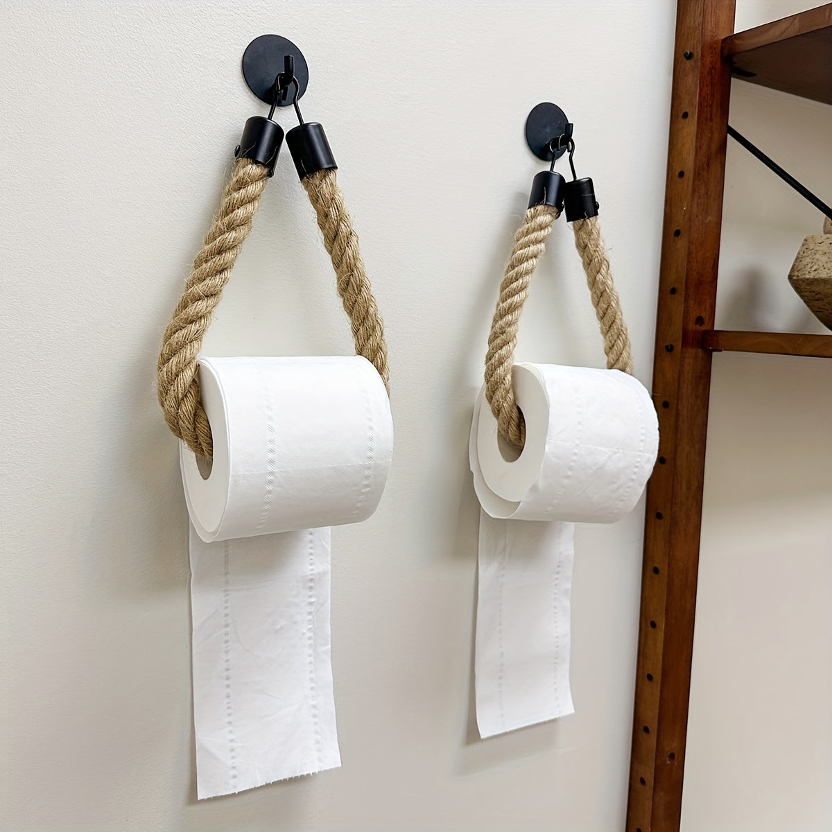Hennep Touw Toiletpapier Houder - Voor Stijlvolle Badkamers