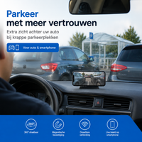 AutoVision | Draadloze HD Achteruitrijcamera voor Auto & Smartphone