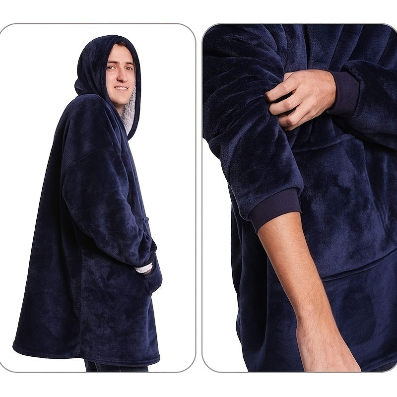 Luna Sherpa Hoodie Deken - Ultra Zacht en Comfortabel voor de Koudste Dagen