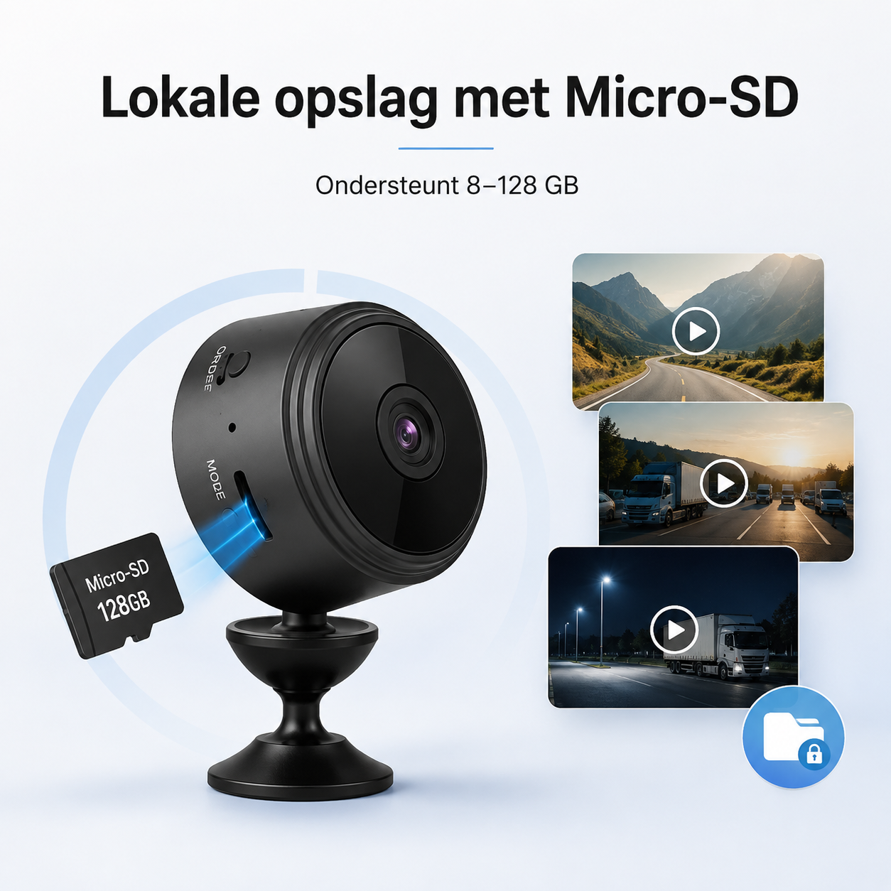 AutoVision | Draadloze Magnetische Beveiligingscamera met Nachtzicht