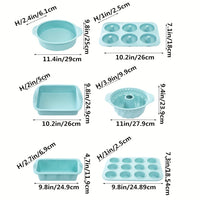 Complete Silicone Bakvorm Set – Flexibel, Duurzaam en Gemakkelijk in Gebruik
