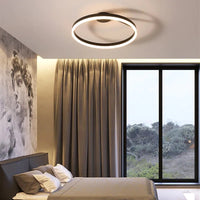 Arisha Plafondlamp Ring Modern LED Zwart/Wit Woonkamer Gang Metaal
