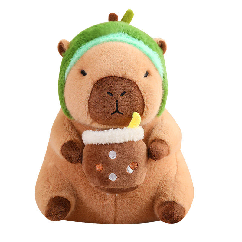 CuddleCapy Knuffelpop Pluche | Capibara & Konijn Ontwerp | Zacht Knuffeldier in Verschillende Stijlen & Maten
