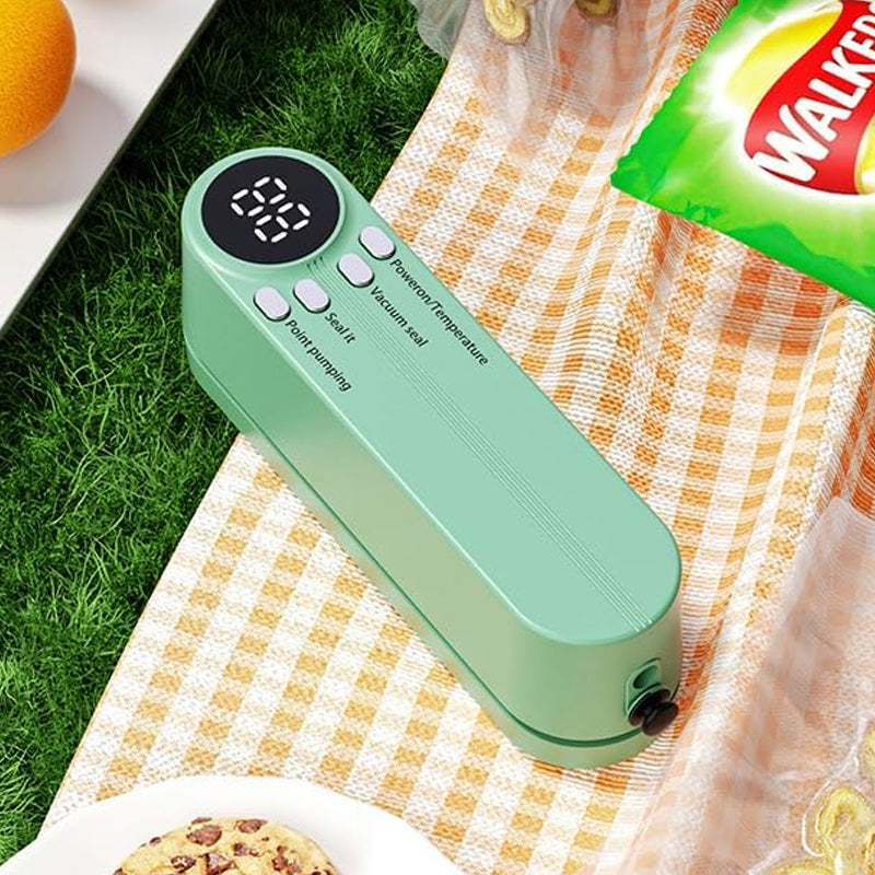 FreshSeal™ | Draadloos Vacumeerapparaat voor Langdurige Voedselversheid