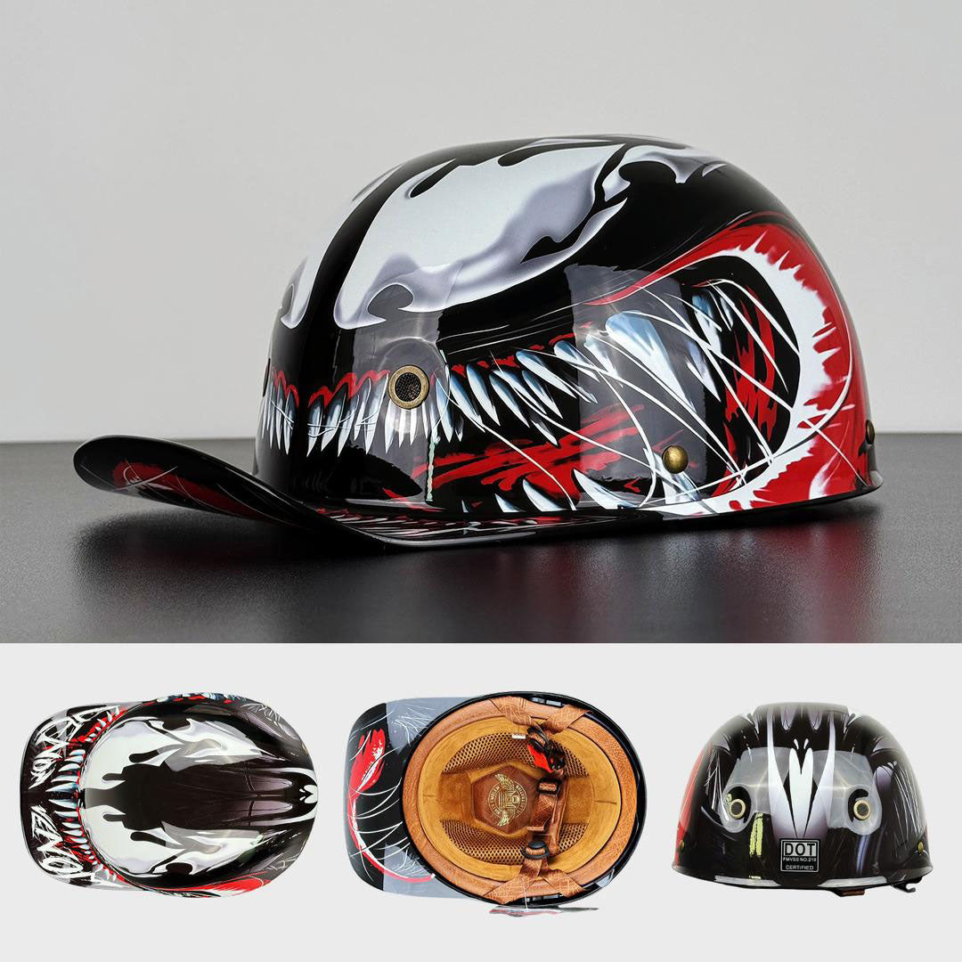 Moto Baseball Cap Stijl Helm DOT En ECE Certificering