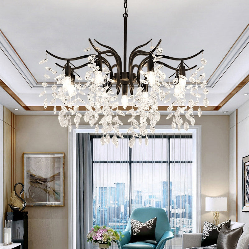 Kristy Luxe Wisteria Bloem Crystal Kroonluchter