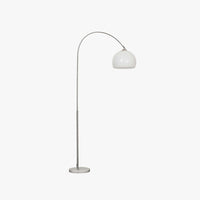 Mira Vloerlamp Dôme Modern Metaal/Marmers/Acryl Wit/Oranje Woonkamer