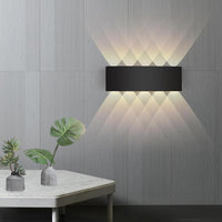 Tronix Moderne Rechthoekige Wandlamp Zwart/Wit. Gang