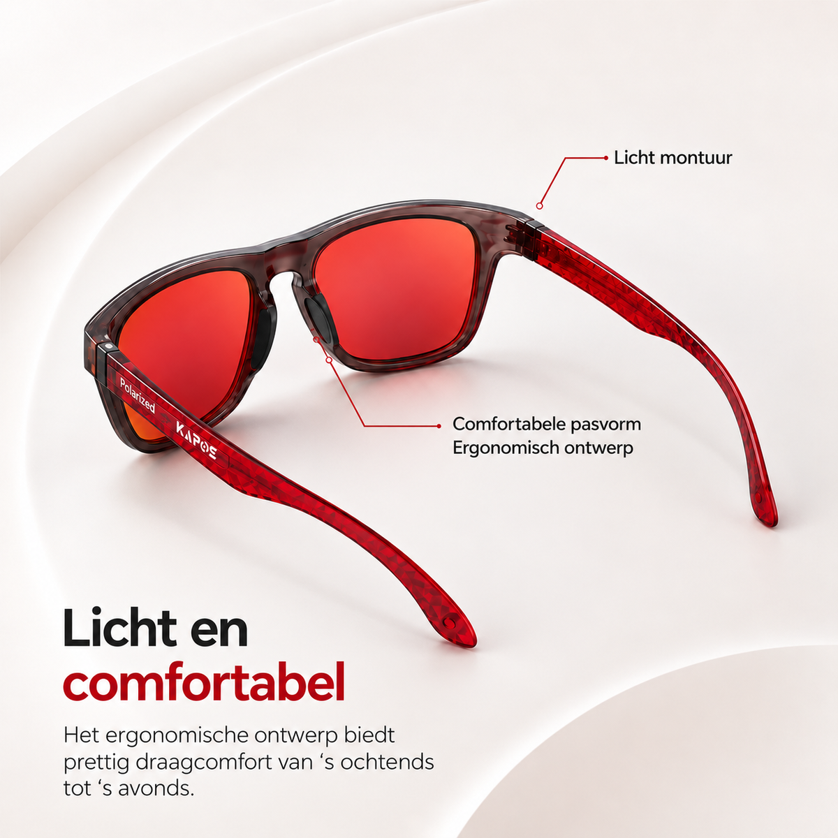 Polariserende zonnebril tegen blauw licht UV400 MetroGuard