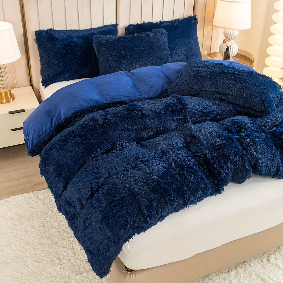 Velora Pluche Bedset Biedt Luxe Comfort Voor Een Gezellige Thuisontspanning