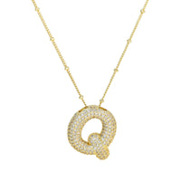 Diamanten Ketting met Letter
