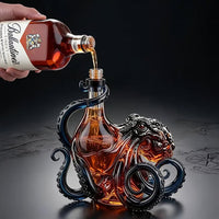 OctoSpirits – 3D Octopus Decoratieve Fles