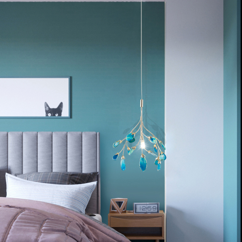 Aria Agaat Creatieve Kleurrijke Kroonluchter Slaapkamer/Woonkamer