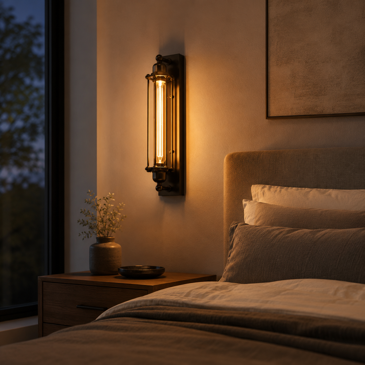 Retro E27 industriële wandlamp | Klassieke wandlamp met modern LED-ontwerp voor thuisdecoratie