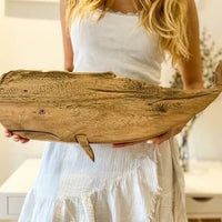 OceaniqueWood Houten Zee Wonder Ornament | Verfijnde wanddecoratie voor oceanen van rust