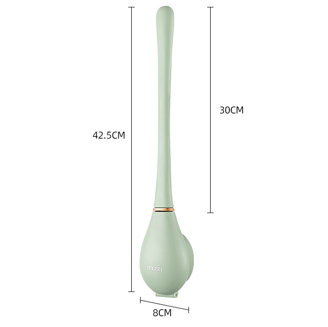 Moderne flexibele siliconen toiletborstel
