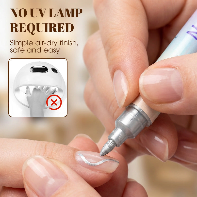 NailArt Glow™ | Dubbelzijdige Nail-Art Marker