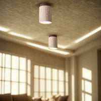 Orin Retro Travertine Flush Mount Plafondlamp