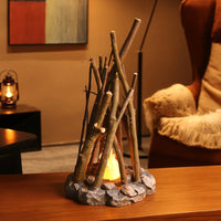 GlowWood™ | Gezellige rustieke warmte met rustgevend omgevingslicht