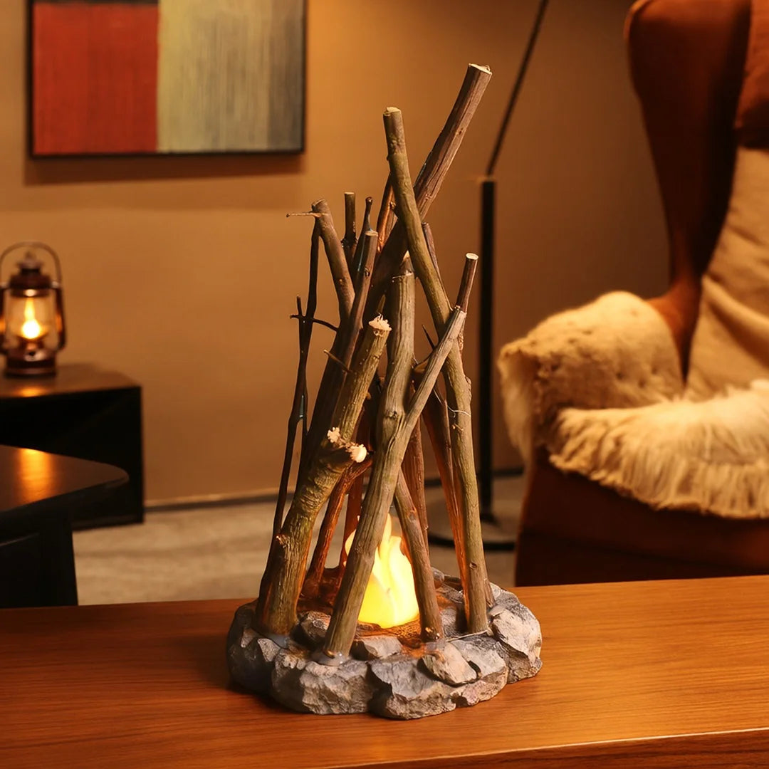 GlowWood™ | Gezellige rustieke warmte met rustgevend omgevingslicht