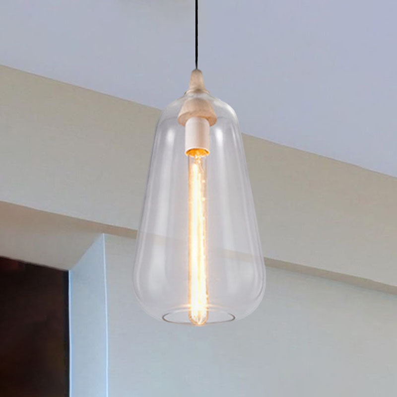 Globale/Pompoen/Ellips Pendant Light Hedendaagse Rook/Amber/Wit Glas 1 Licht Eetkamer Hanglamp