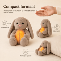 Ontspannende Knuffel met Ademhaling & Nachtlampje - Rustgevend