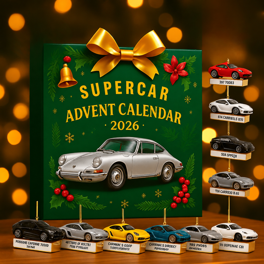 DRIVEVENTURE – Beperkte Supercar Adventskalender met 24 Precieze Miniatuurmodellen