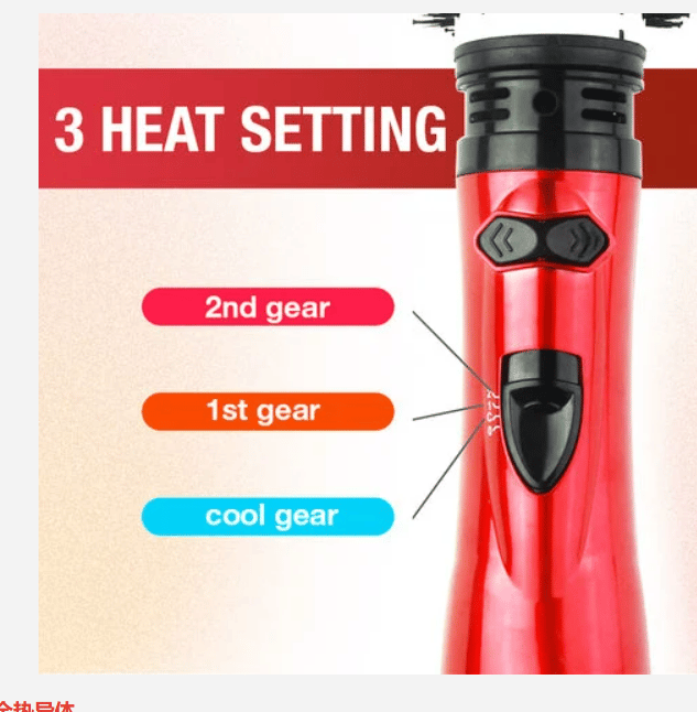 3-in-1 Rotating Hot Air-Hairstyler en Föhn