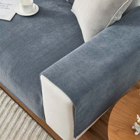 AestheticCover™ | Sofakleed van Chenille-stof met Visgraatpatroon