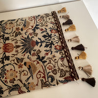Vintage Bloemen & Vogel Jacquard Tafelkleed