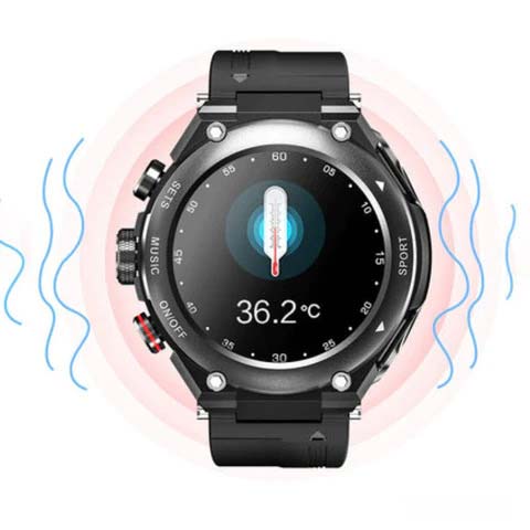 SoundFusion | Smartwatch met geïntegreerde oortjesopslag
