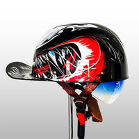 Moto Baseball Cap Stijl Helm DOT En ECE Certificering