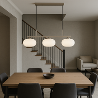 Moderne 3-Lichts Bauhaus Eiland Hanglamp