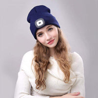 LED Gebreide Winter Beanie Hoed