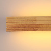 GlowWood - Rechthoekige waterdichte LED-wandlamp Noordse Spiegelverlichting