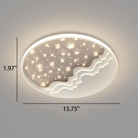 LunaAura LED-Plafondlamp | Hemels Maan-Star-Design