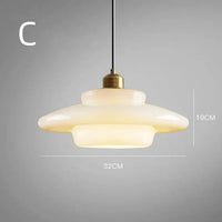 Hanglamp van Mat Wit Glas