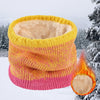Warme wintersjaal | Gebreide fleece nekwarmer met dik kasjmier