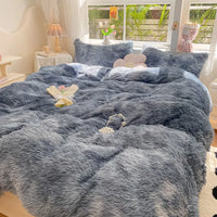 Snoepkleurige Zachte Dekbedovertrek - FluffCandy