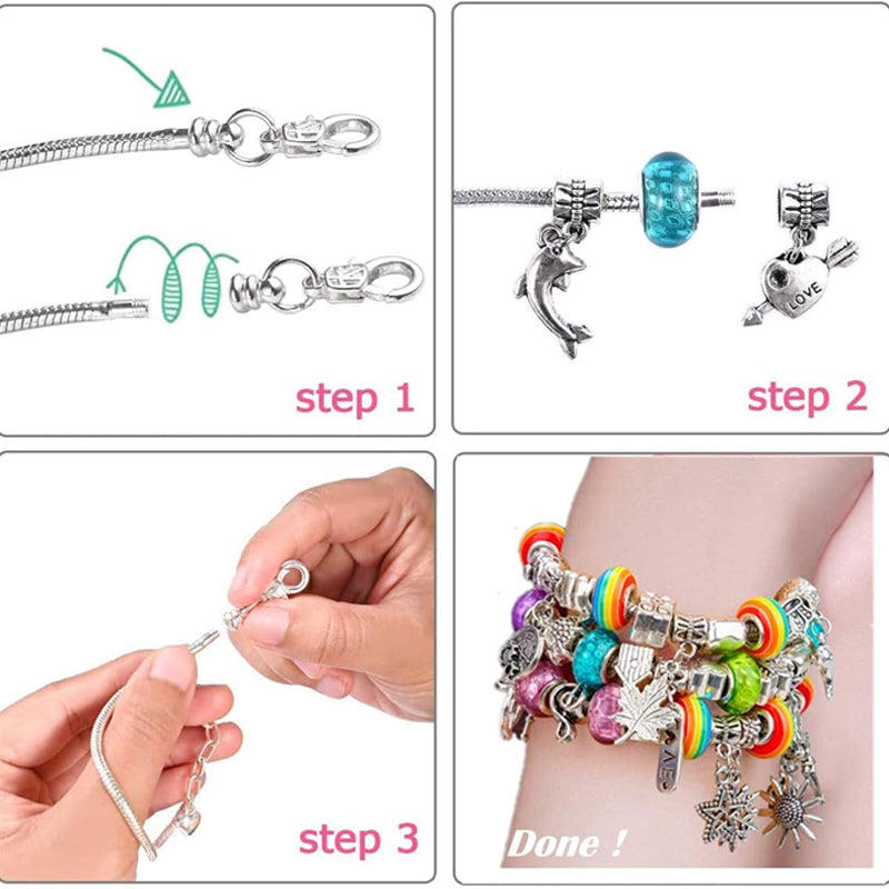 Meisjes Charm Armband Knutselset