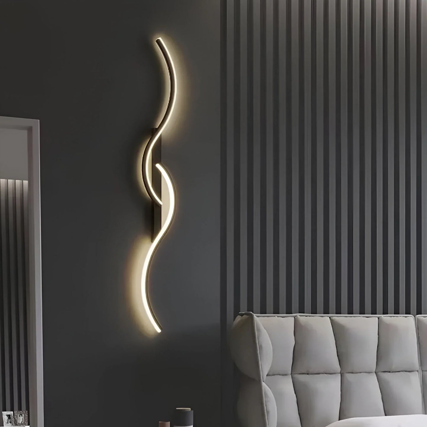 Moderne Gebogen Wandlamp voor Binnenhuisverlichting