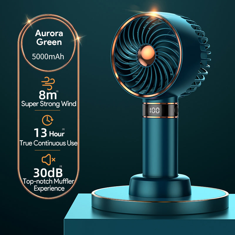 Draagbare 5000mAh Handheld Mini Airconditioning Ventilator