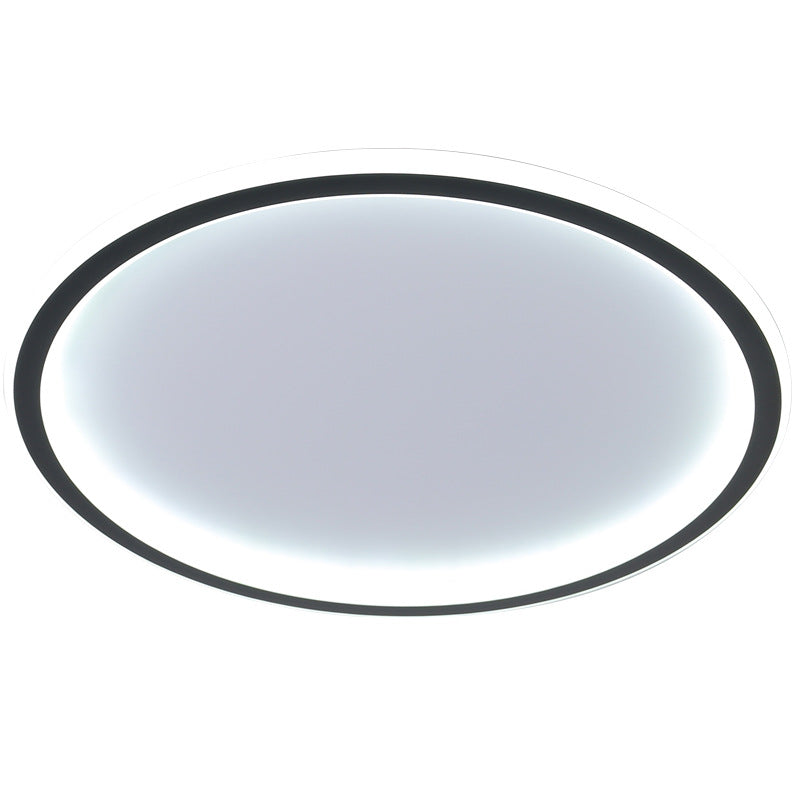 Arisha Moderne Ring LED Plafondlamp Zwart/Wit Woon/Slaapkamer