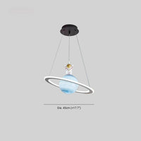 Kinder LED Hanglamp in Planeetstijl – Magische Sfeer