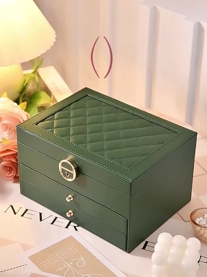 Skanto | Sieradenbox Leren Organizer met Lades