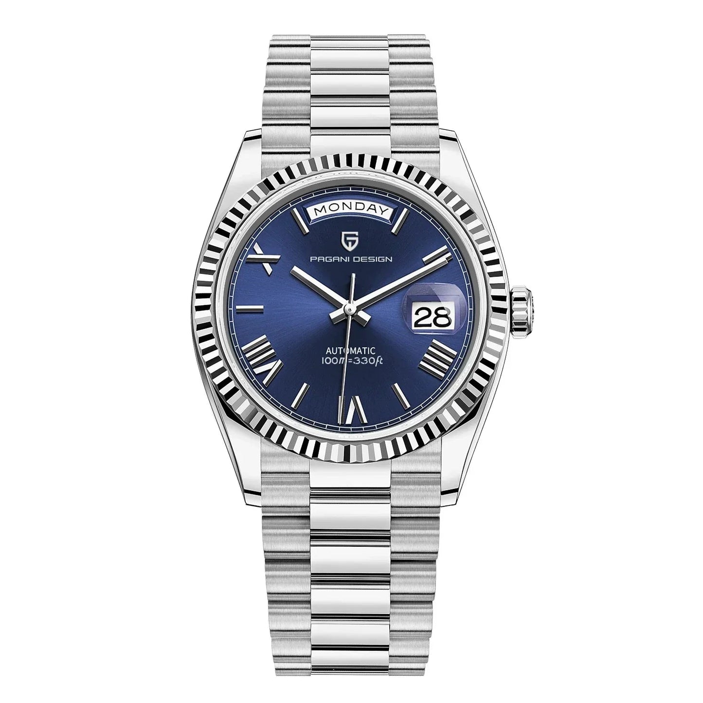 Luxe Automatisch Herenhorloge – Zelfopladend van RVS met Kalender