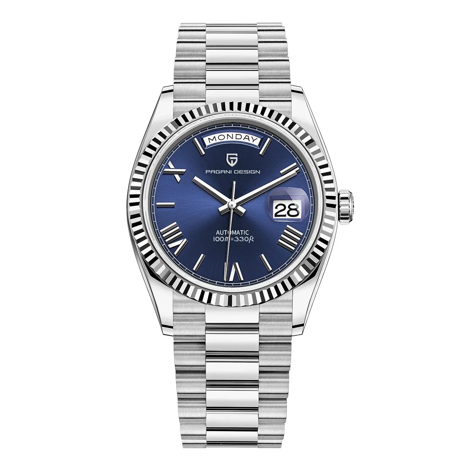 Luxe Automatisch Herenhorloge – Zelfopladend van RVS met Kalender
